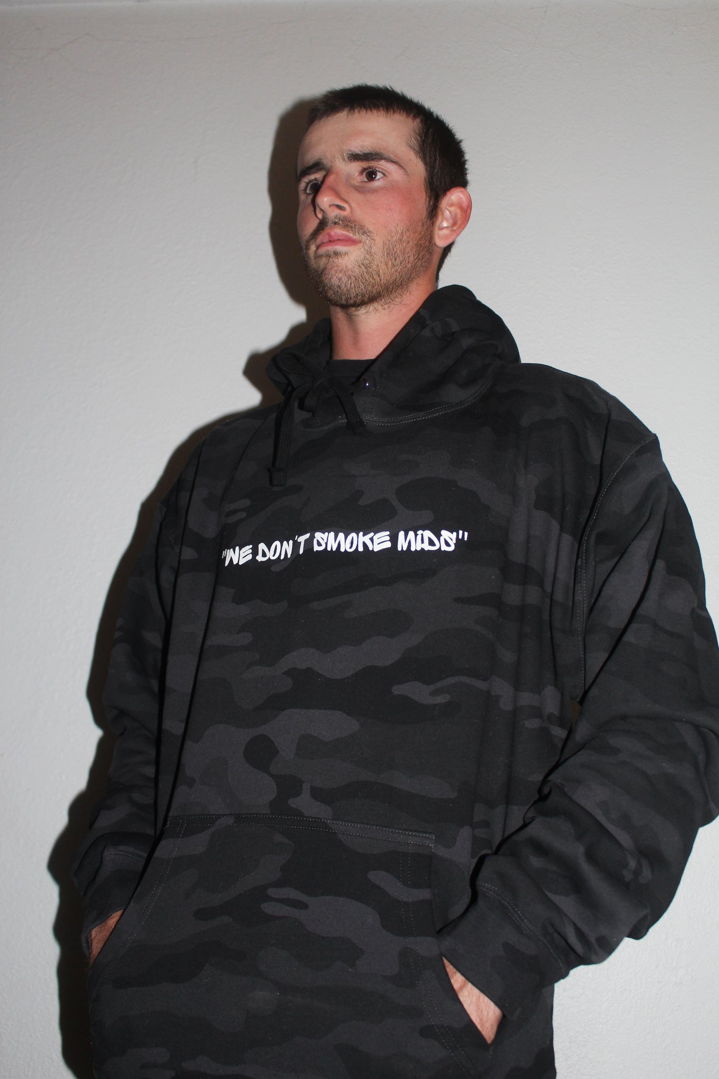 "We Don't Smoke Mids" Hoodie