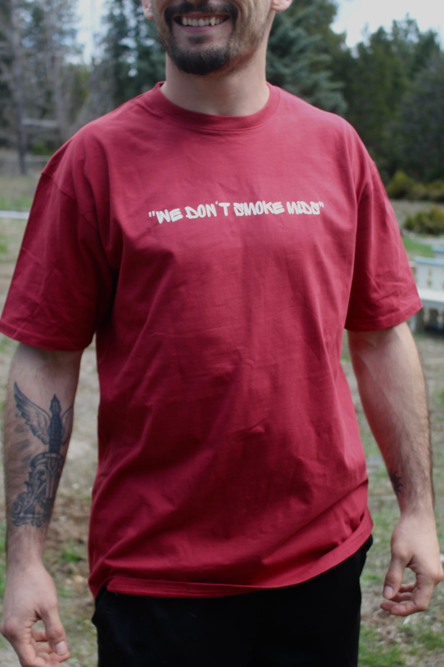 Men's Heavyweight "We Don't Smoke Mids" T-Shirt