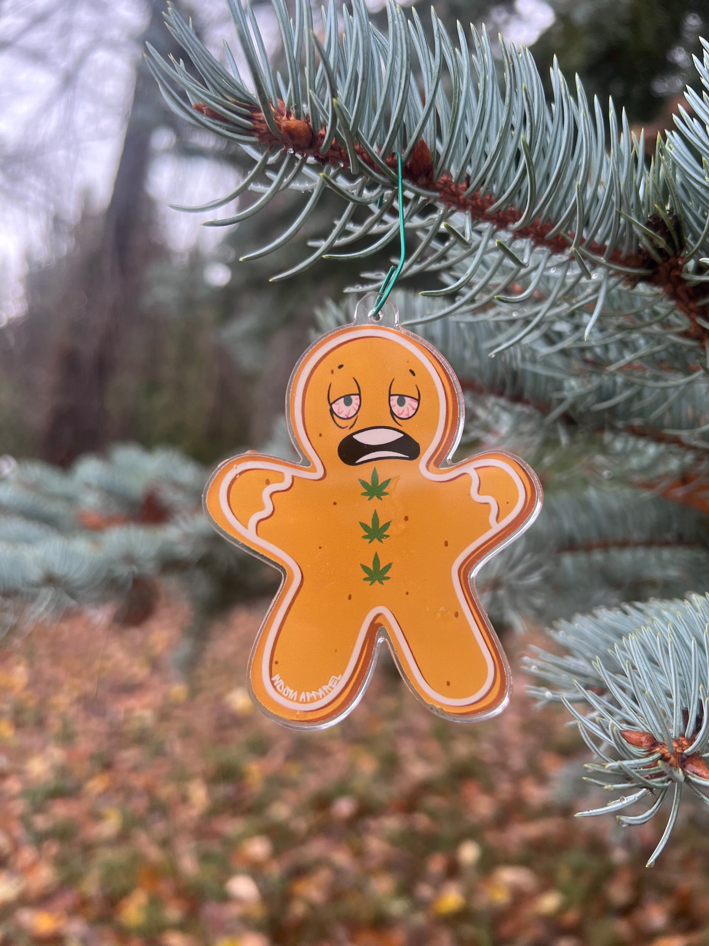 Stoned Gingerbread Ornament