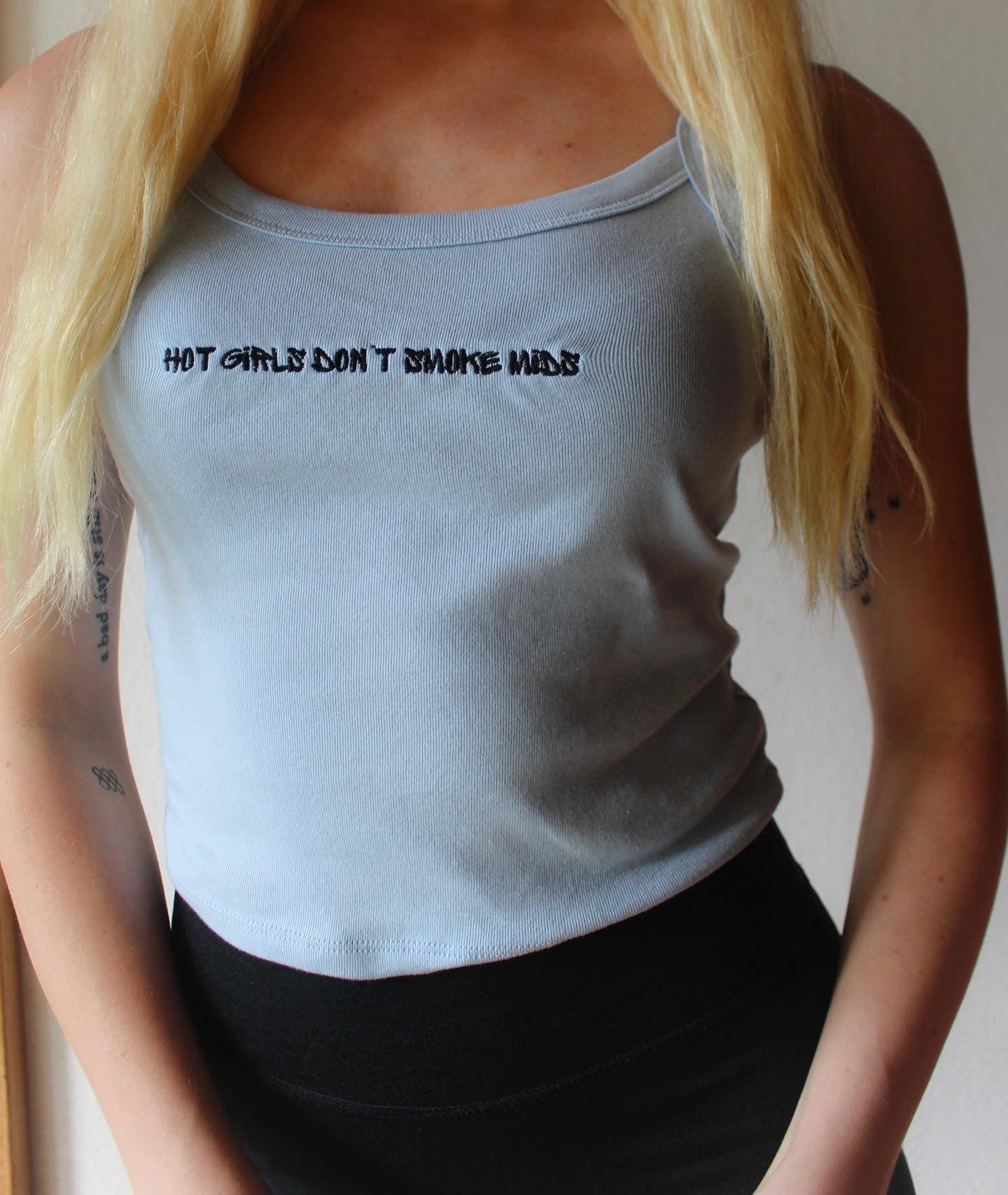 Hot Girls Embroidered Tank
